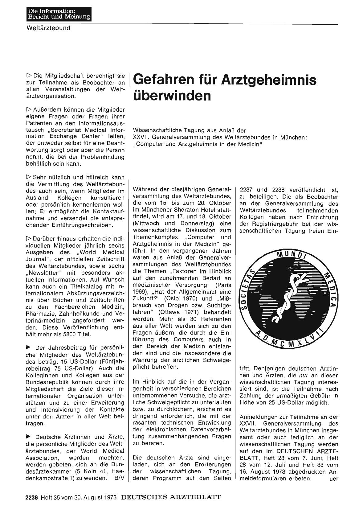 Vorschauseite 1: Gefahren für Arztgeheimnis überwinden