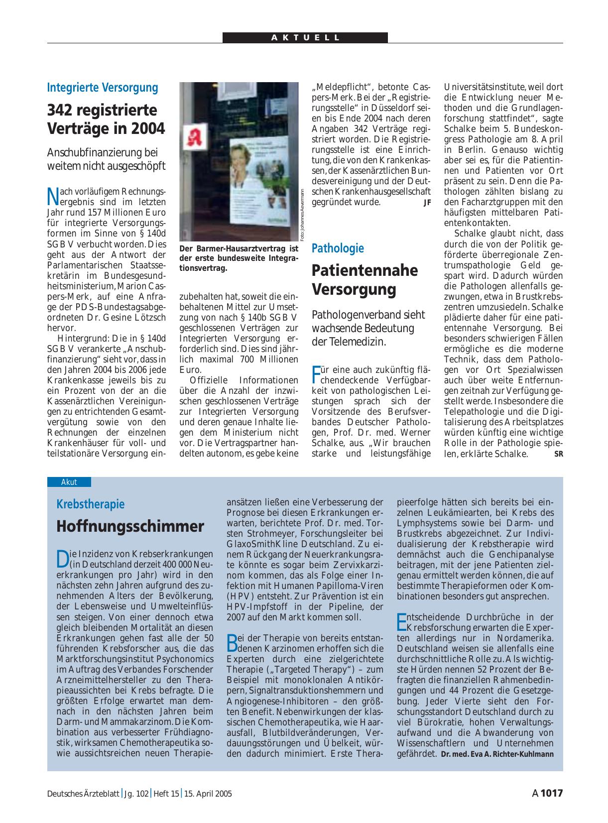 Vorschauseite 1: Pathologie: Patientennahe Versorgung