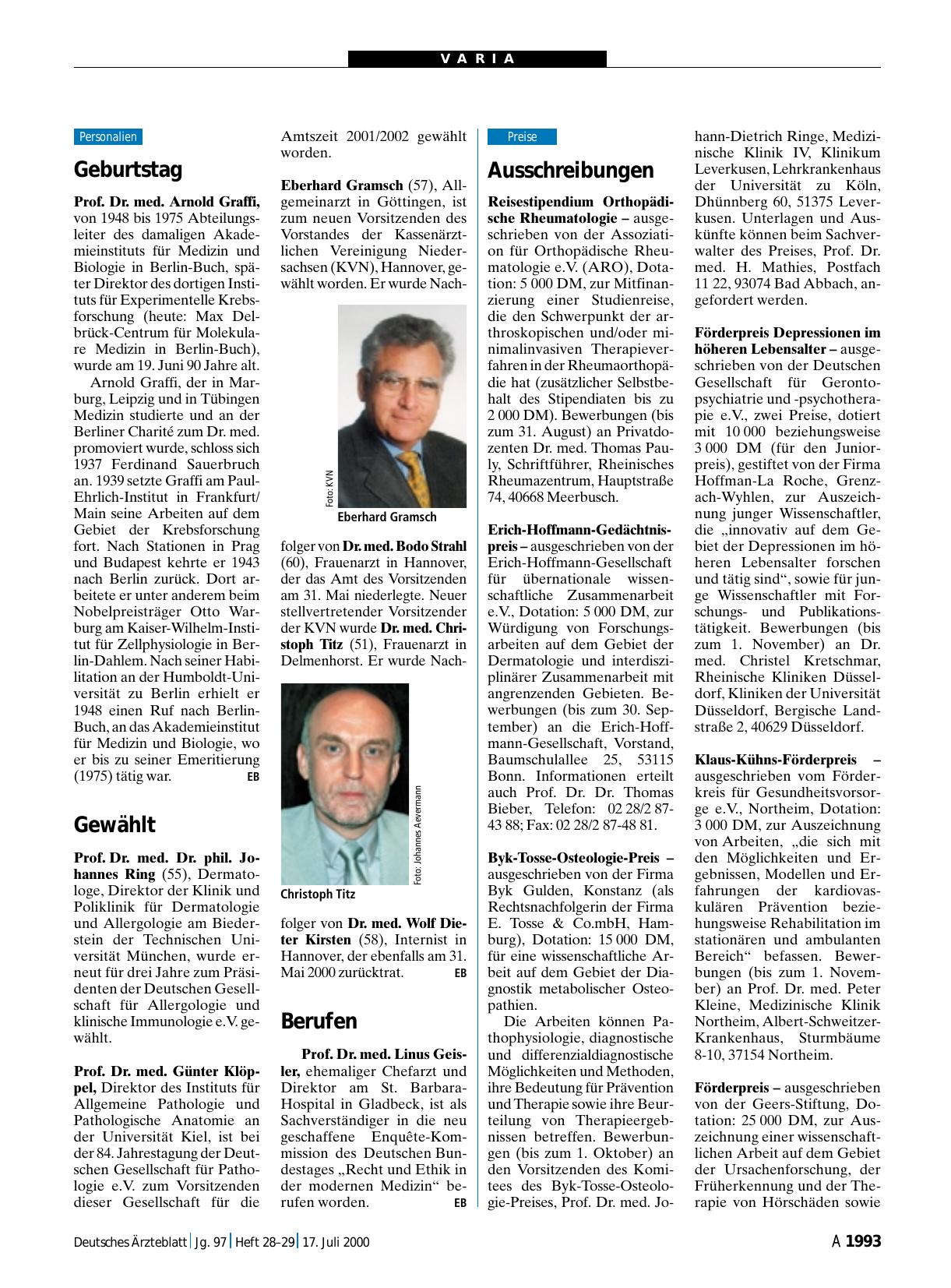 Vorschauseite 1: Gewählt