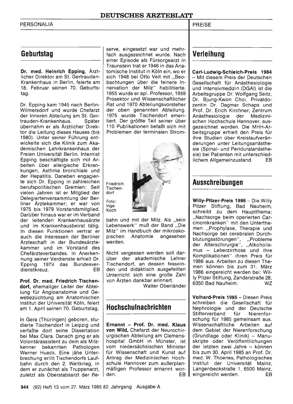 Vorschauseite 1: Hochschulnachrichten