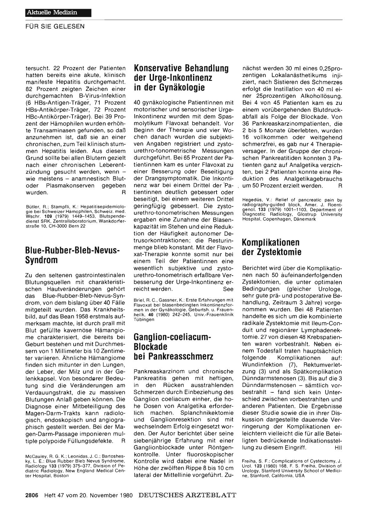 Vorschauseite 1: Konservative Behandlung der Urge-lnkontinenz in der Gynäkologie