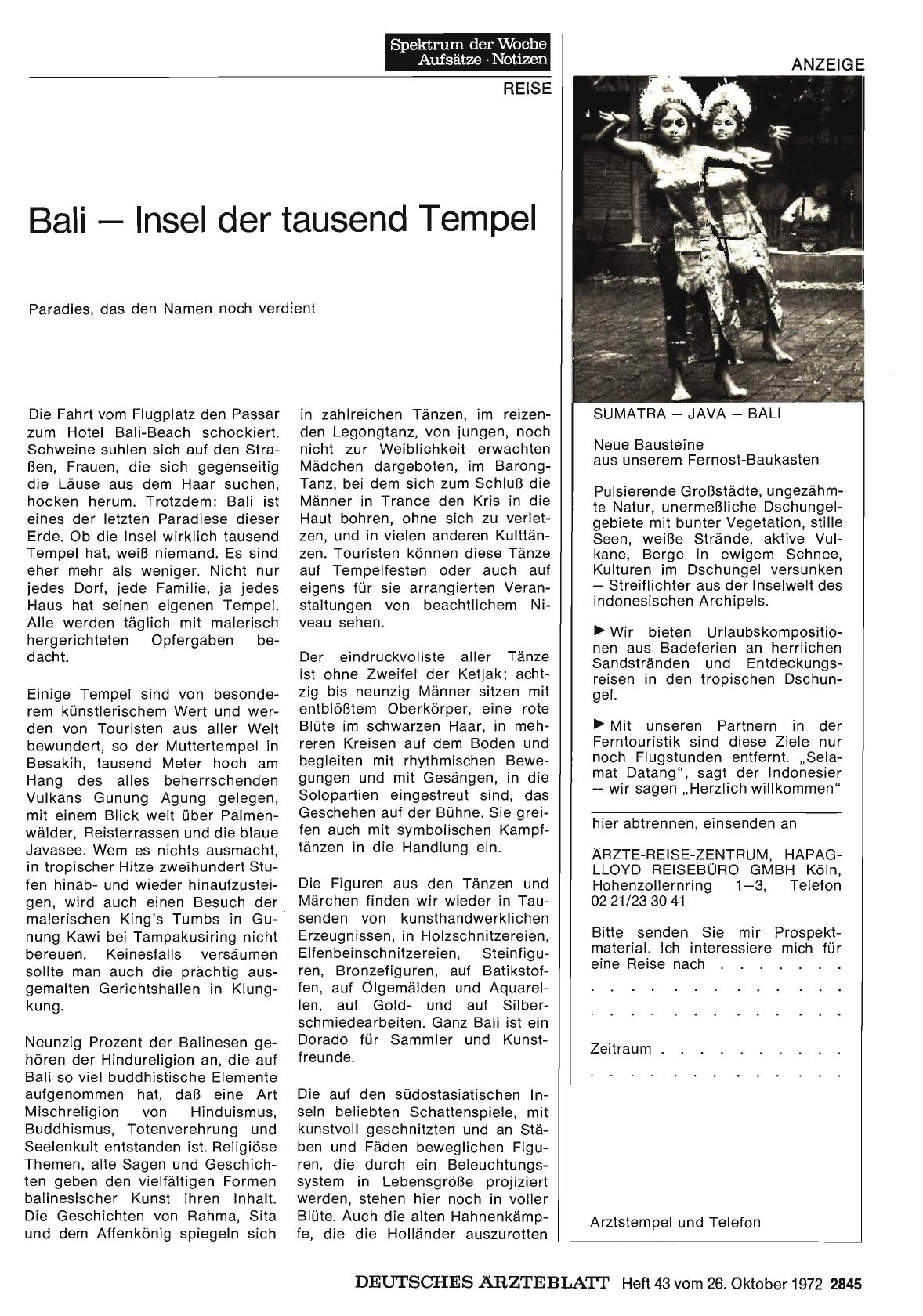 Vorschauseite 1: Bali - Insel der tausend Tempel