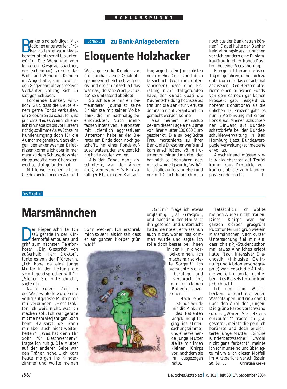 Vorschauseite 1: Marsmännchen