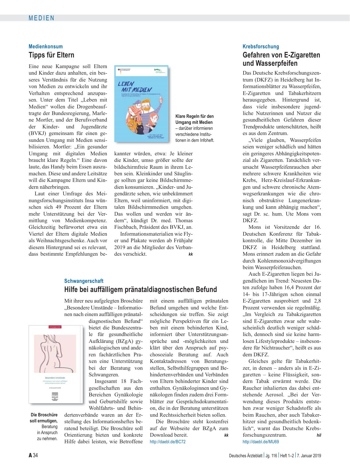 Vorschauseite 1: Medienkonsum: Tipps für Eltern