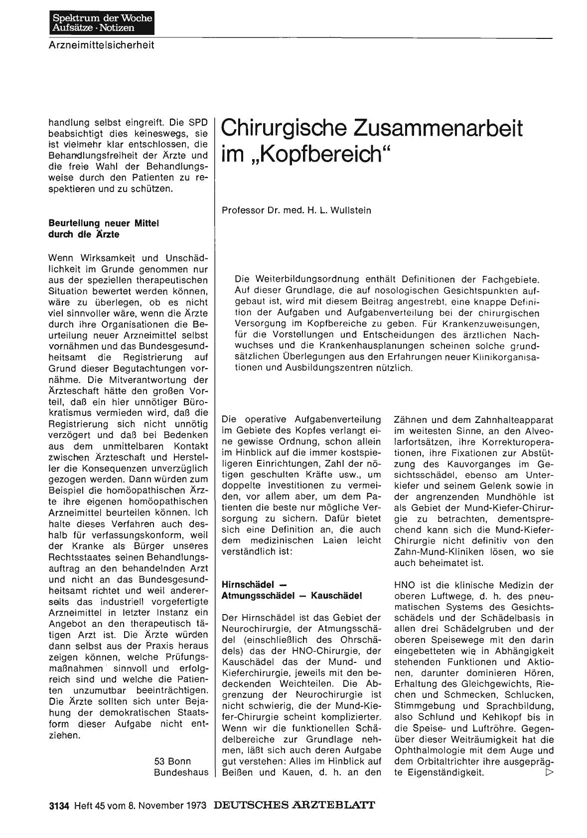 Vorschauseite 1: Chirurgische Zusammenarbeit im „Kopfbereich"