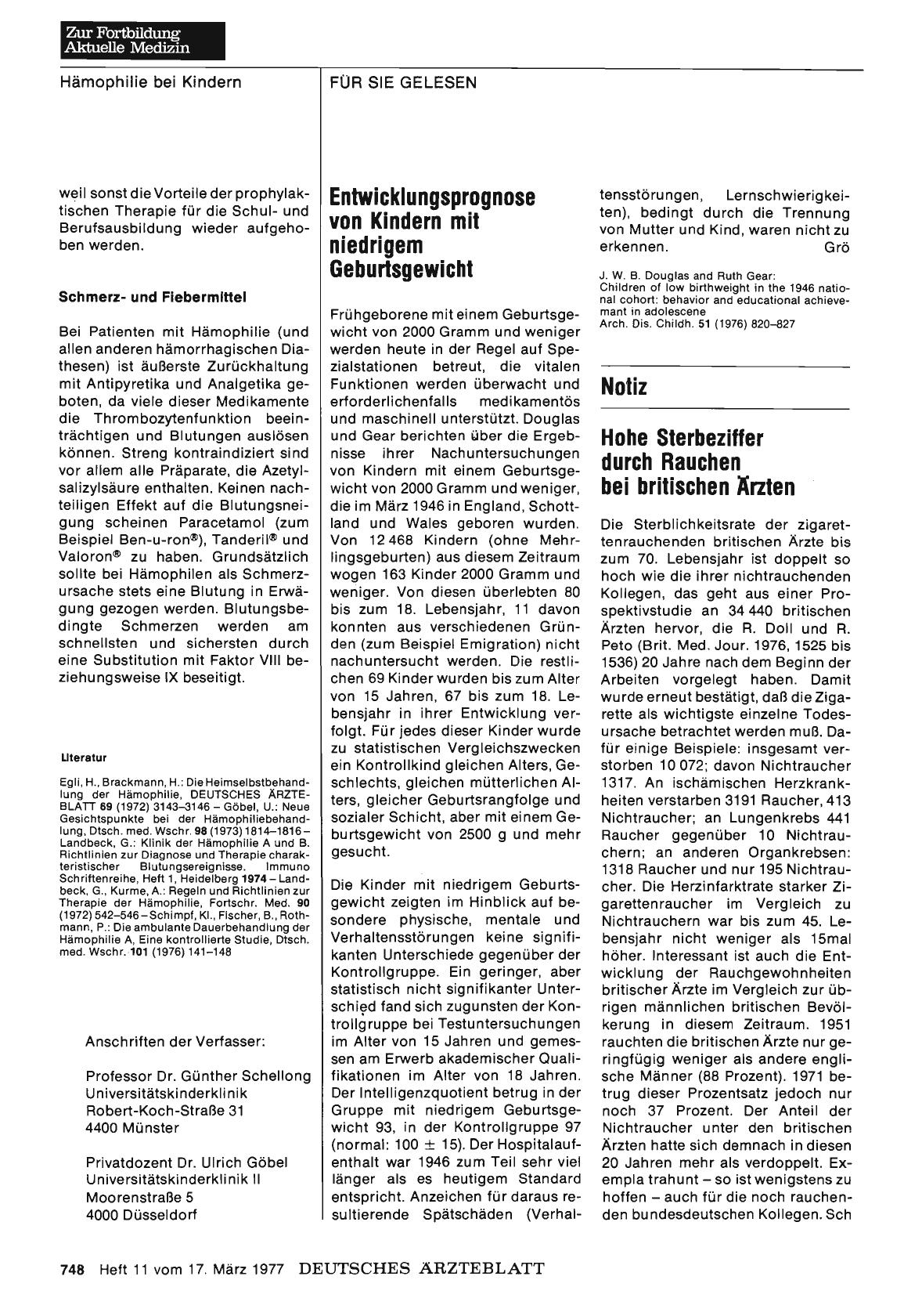 Vorschauseite 1: Entwicklungsprognose von Kindern mit niedrigem Geburtsgewicht