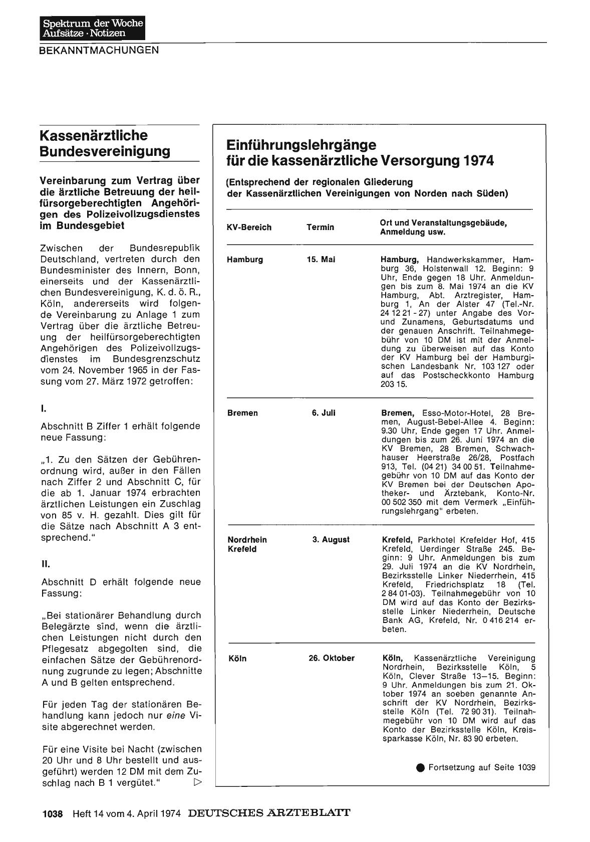 Vorschauseite 1: Kassenärztliche Bundesvereinigung