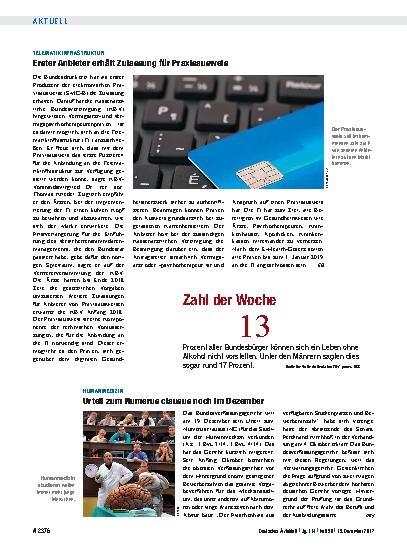 Vorschauseite 1: Humanmedizin: Urteil zum Numerus clausus noch im Dezember