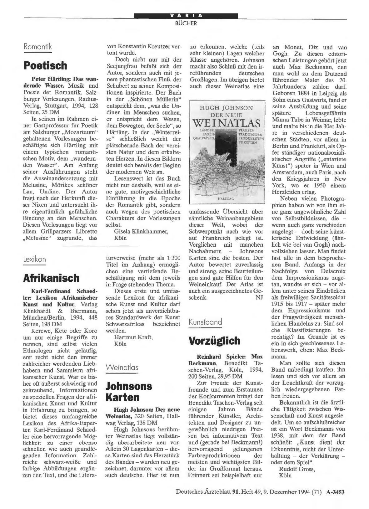 Vorschauseite 1: Kunstband: Vorzüglich