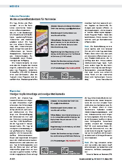 Vorschauseite 1: Gelbe Liste Pharmaindex: Mobile Arzneimitteldatenbank für Fachkreise