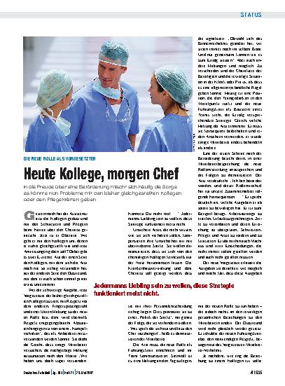 Vorschauseite 1: Die neue Rolle als Vorgesetzter: Heute Kollege, morgen Chef