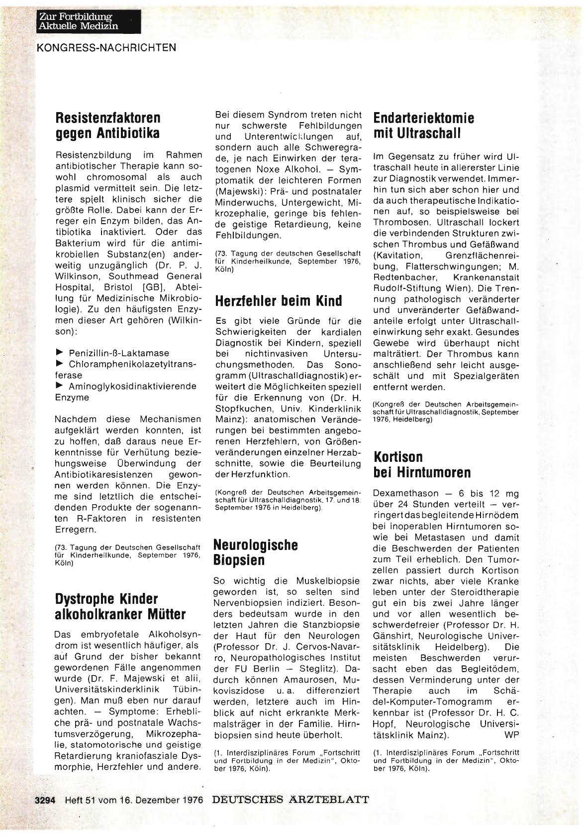 Vorschauseite 1: Kortison bei Hirntumoren