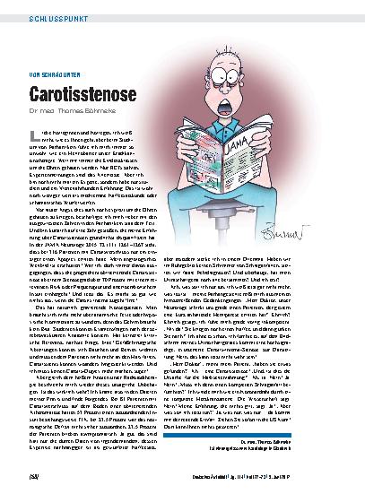 Vorschauseite 1: Von schräg unten: Carotisstenose