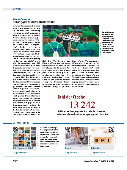 Vorschauseite 1: Ärzteblatt. de