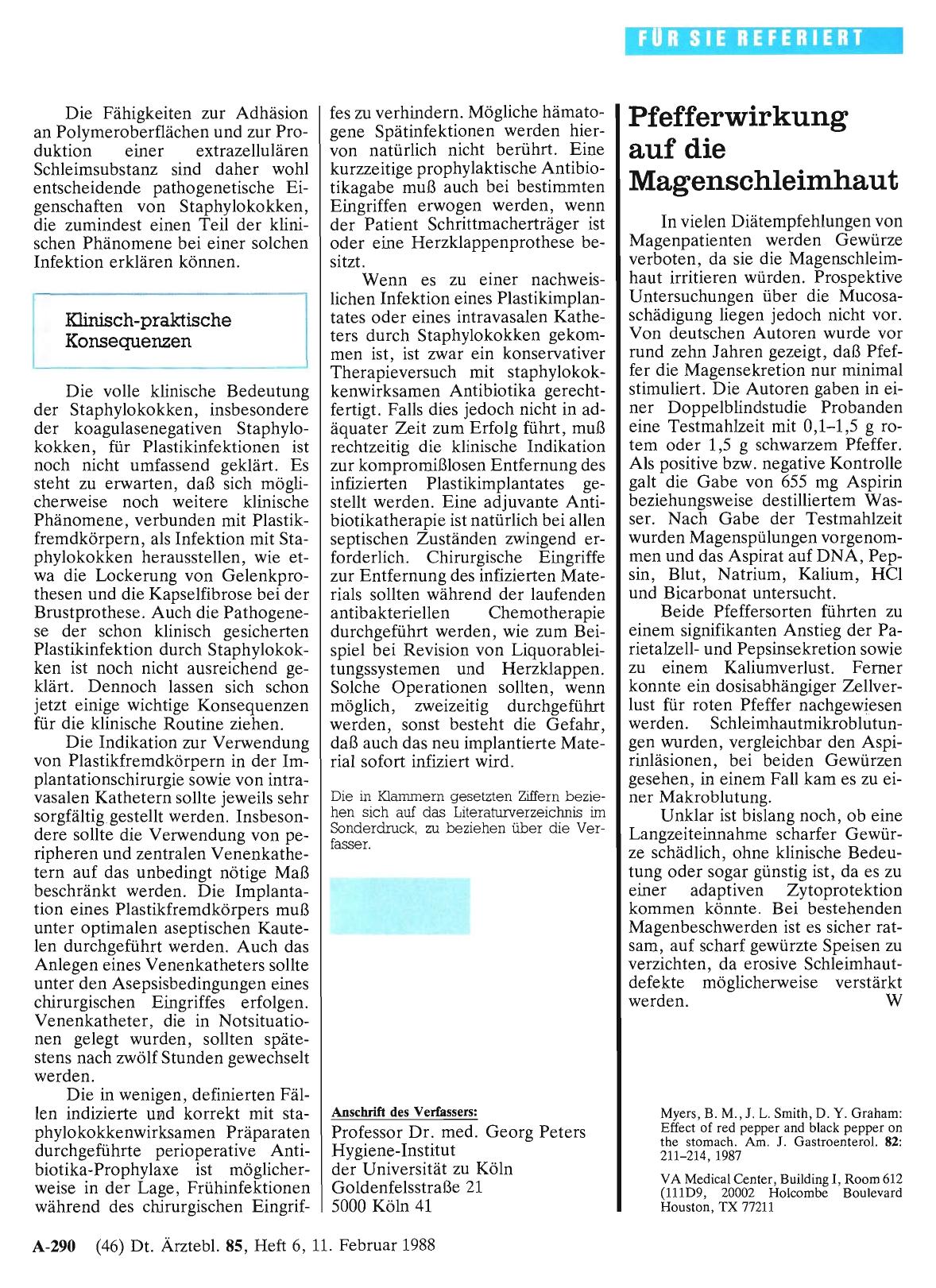 Vorschauseite 1: Pfefferwirkung auf die Magenschleimhaut