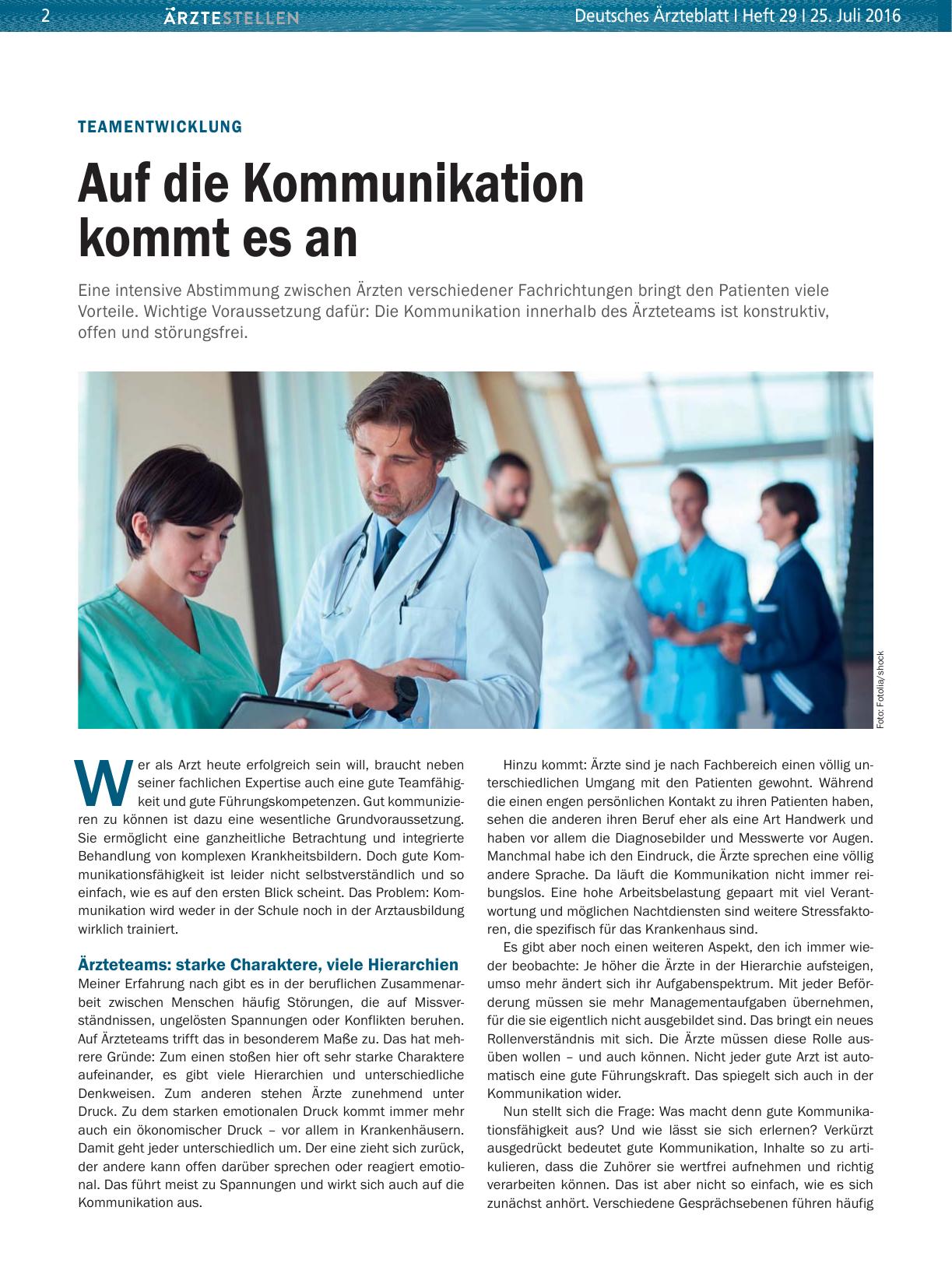 Vorschauseite 1: Teamentwicklung: Auf die Kommunikation kommt es an