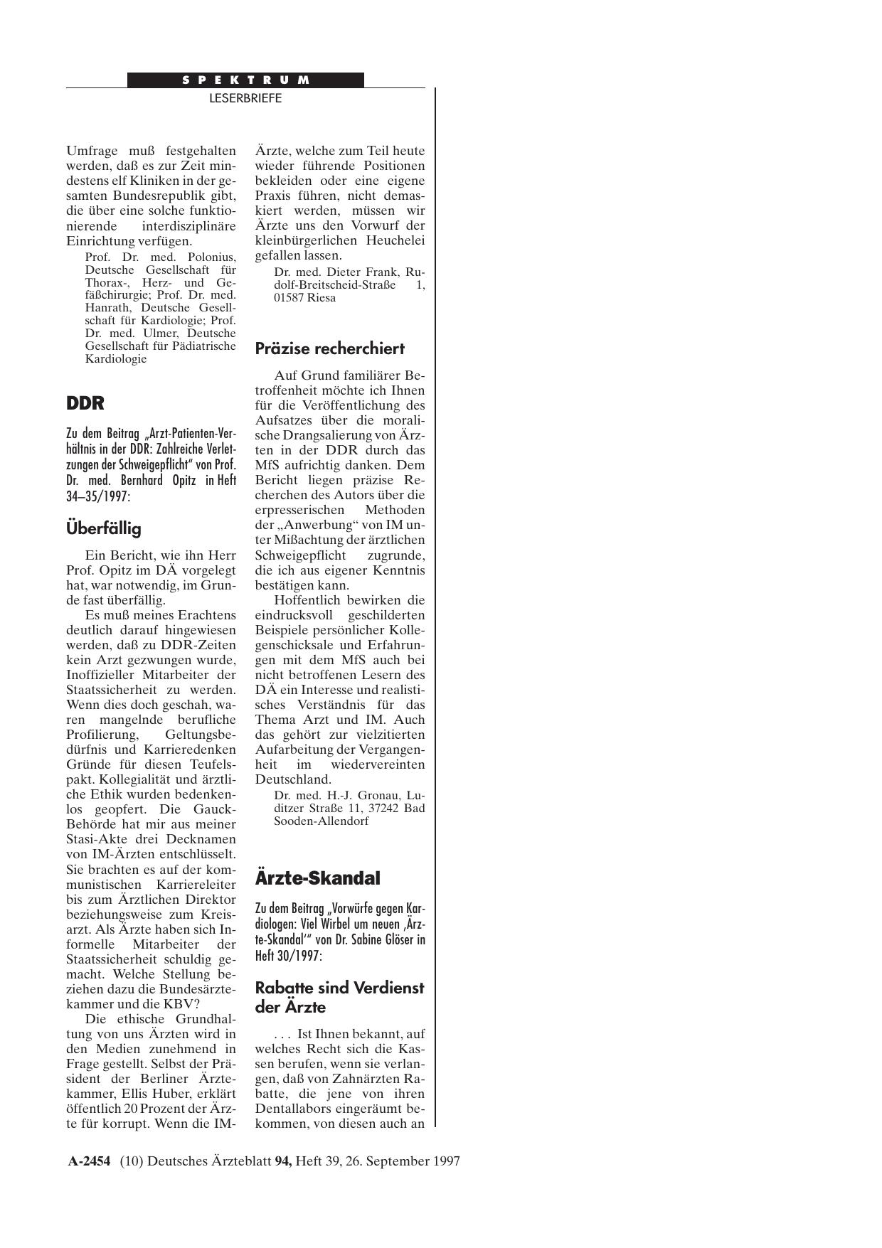 Vorschauseite 1: DDR: Präzise recherchiert