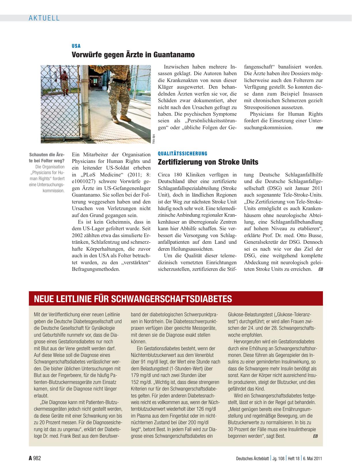 Vorschauseite 1: Qualitätssicherung: Zertifizierung von Stroke Units