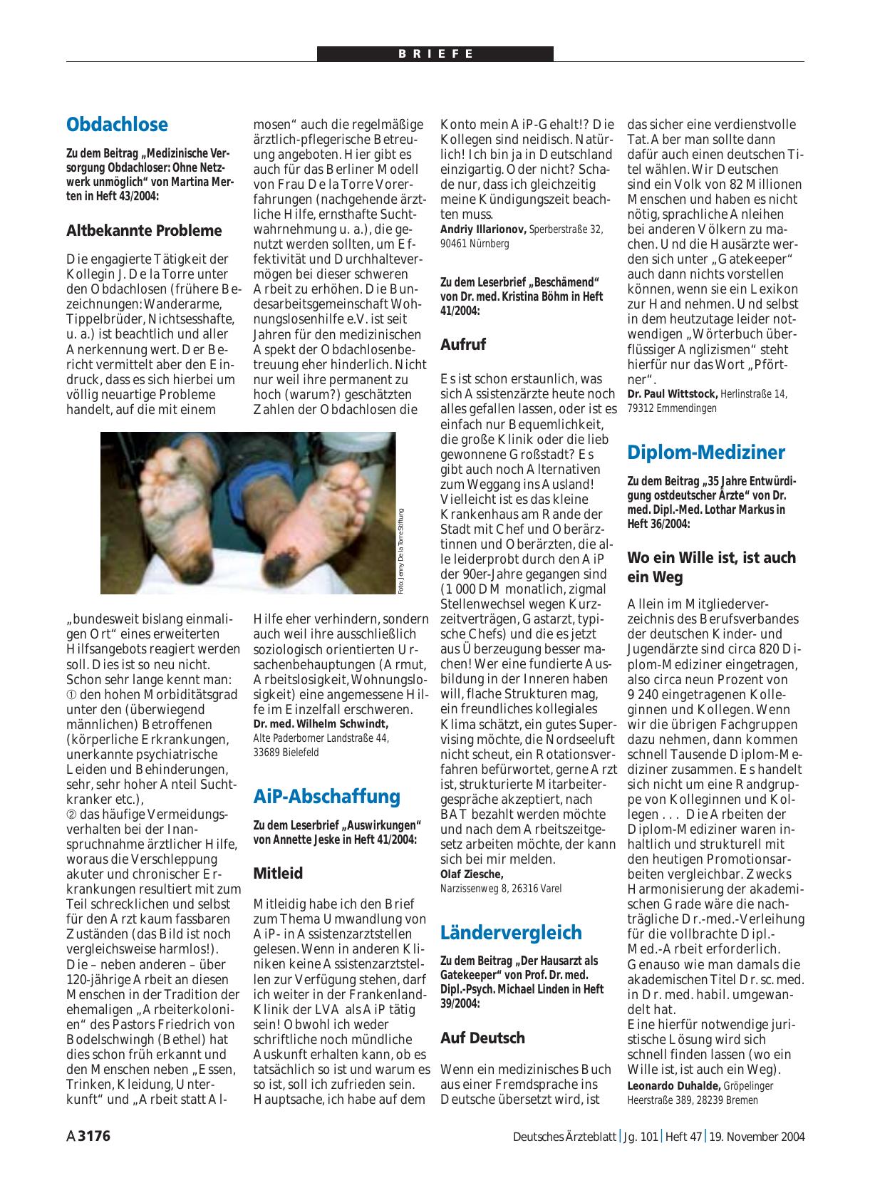 Vorschauseite 1: AiP-Abschaffung: Aufruf