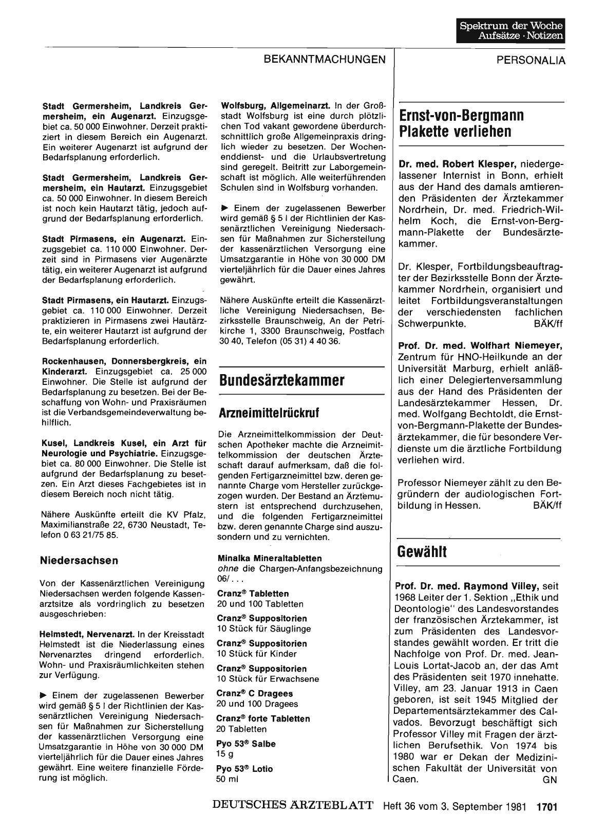 Vorschauseite 1: Gewählt