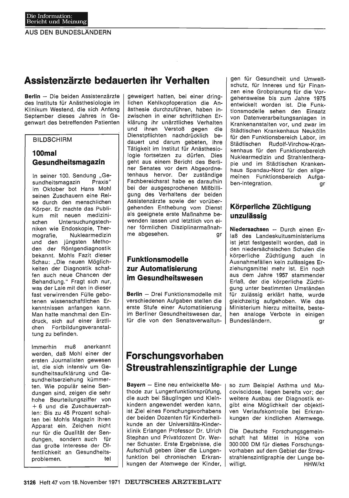 Vorschauseite 1: Körperliche Züchtigung unzulässig