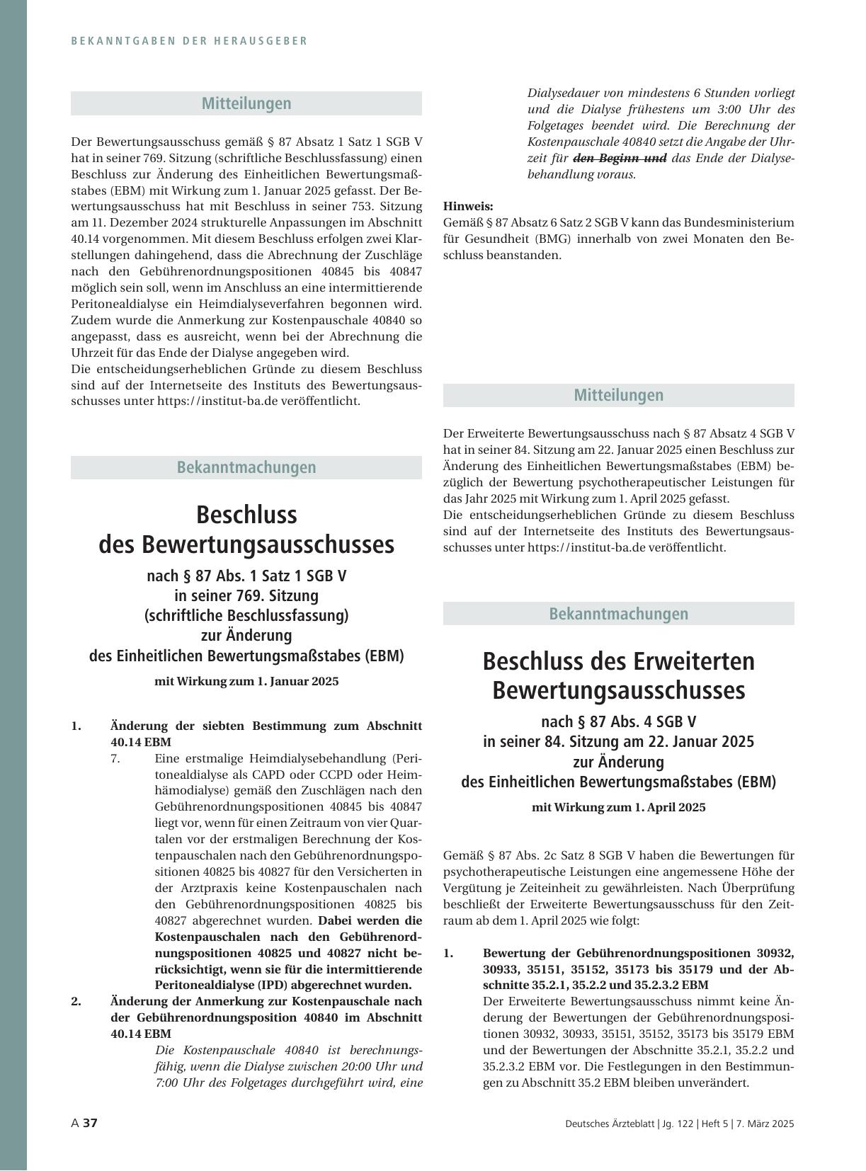 Vorschauseite 2: Mitteilungen/Bekanntmachungen