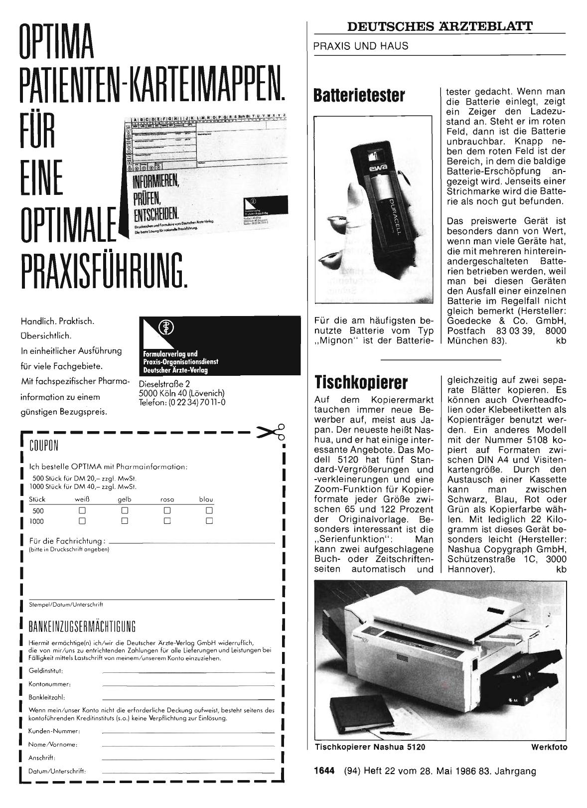 Vorschauseite 1: Tischkopierer