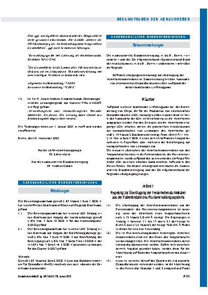 Vorschauseite 1: Mitteilungen