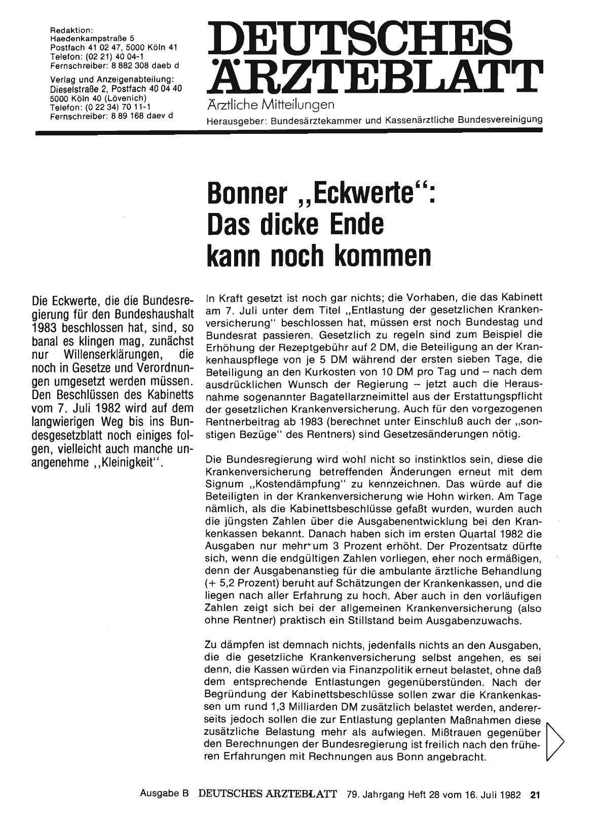 Vorschauseite 1: Bonner „Eckwerte“: Das dicke Ende kann noch kommen