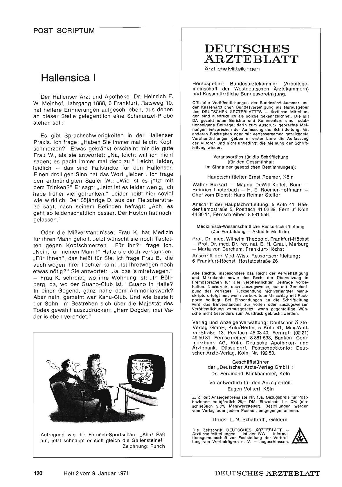 Vorschauseite 1: Hallensica I