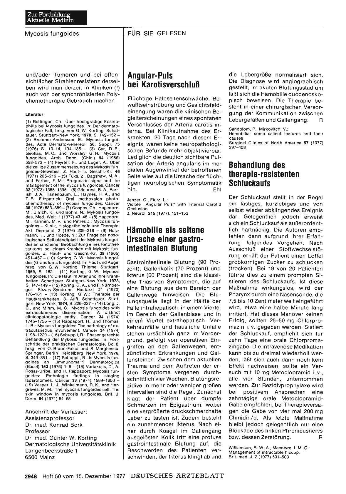 Vorschauseite 1: Hämobilie als seltene Ursache einer gastrointestinalen Blutung