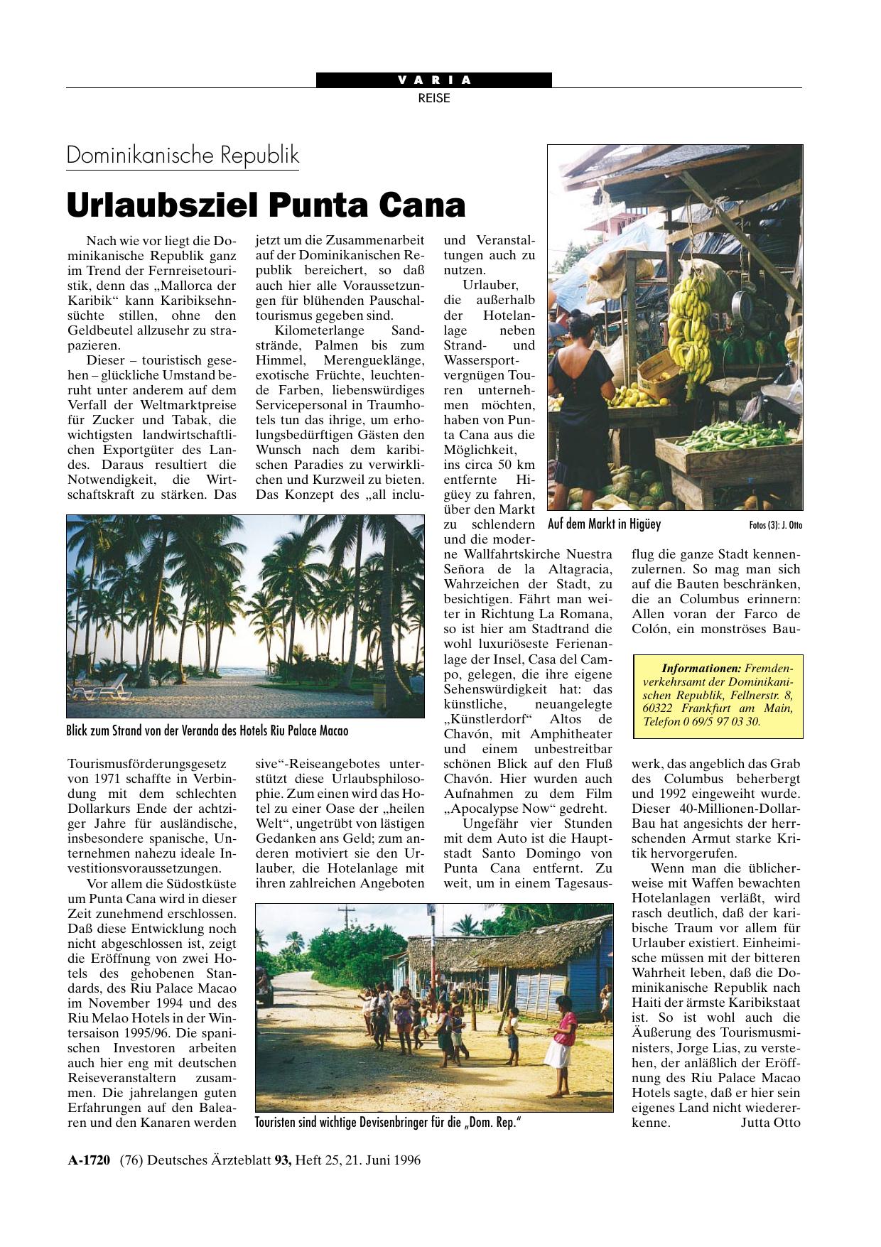 Vorschauseite 1: Dominikanische Republik: Urlaubsziel Punta Cana