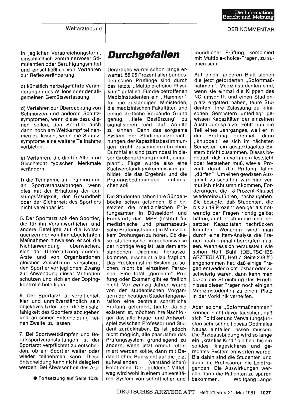 Vorschauseite 1: Durchgefallen