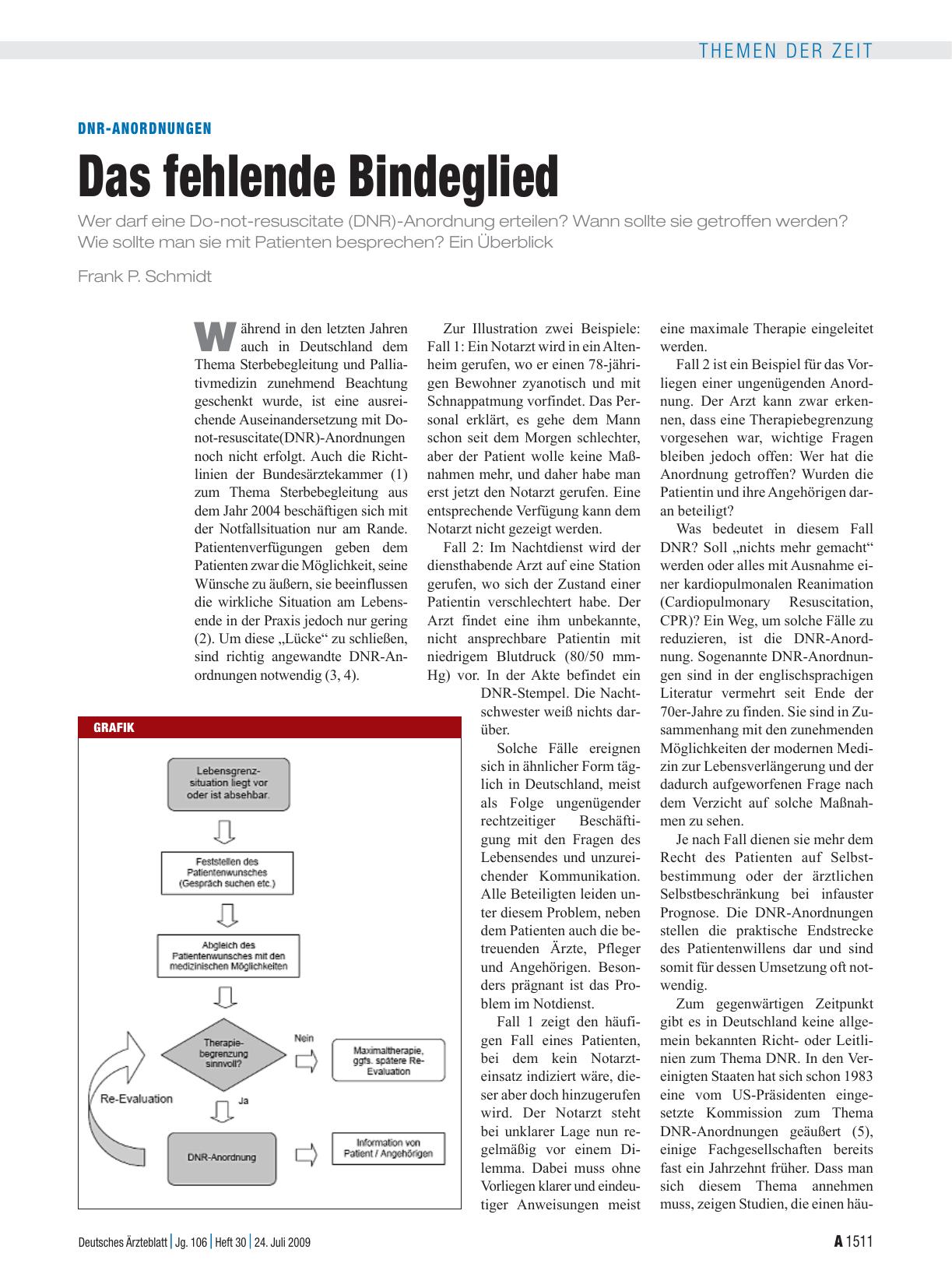 Vorschauseite 1: DNR-Anordnungen: Das fehlende Bindeglied