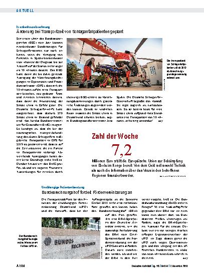 Vorschauseite 1: Zahl der Woche 7,2