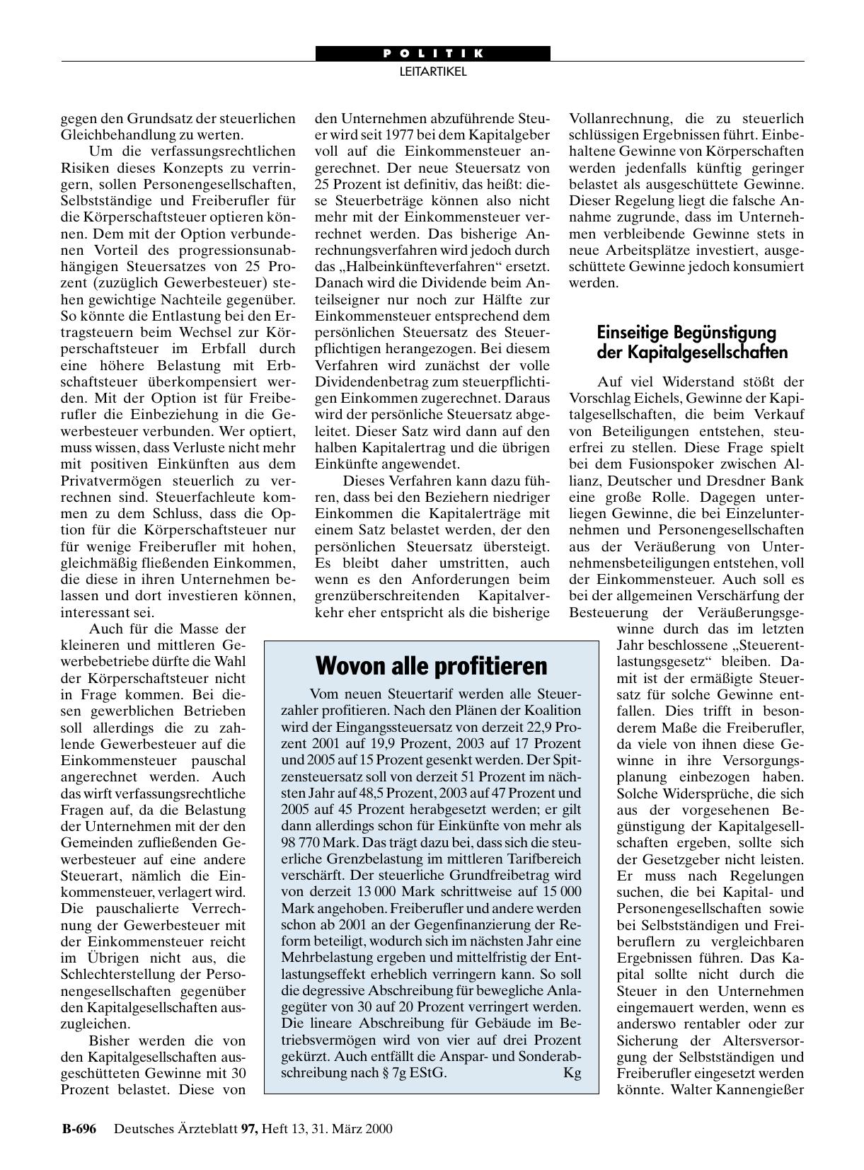 Vorschauseite 1: Wovon alle profitieren