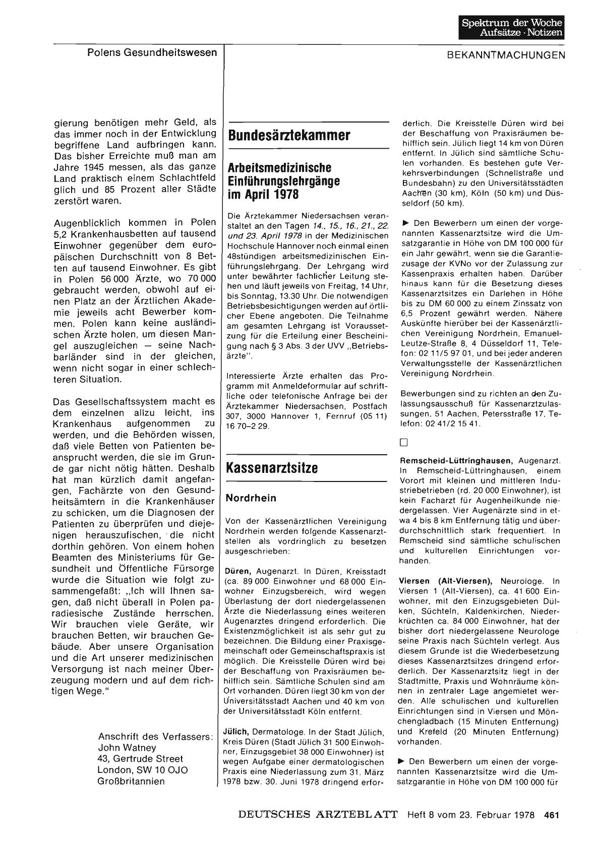 Vorschauseite 1: Bundesärztekammer