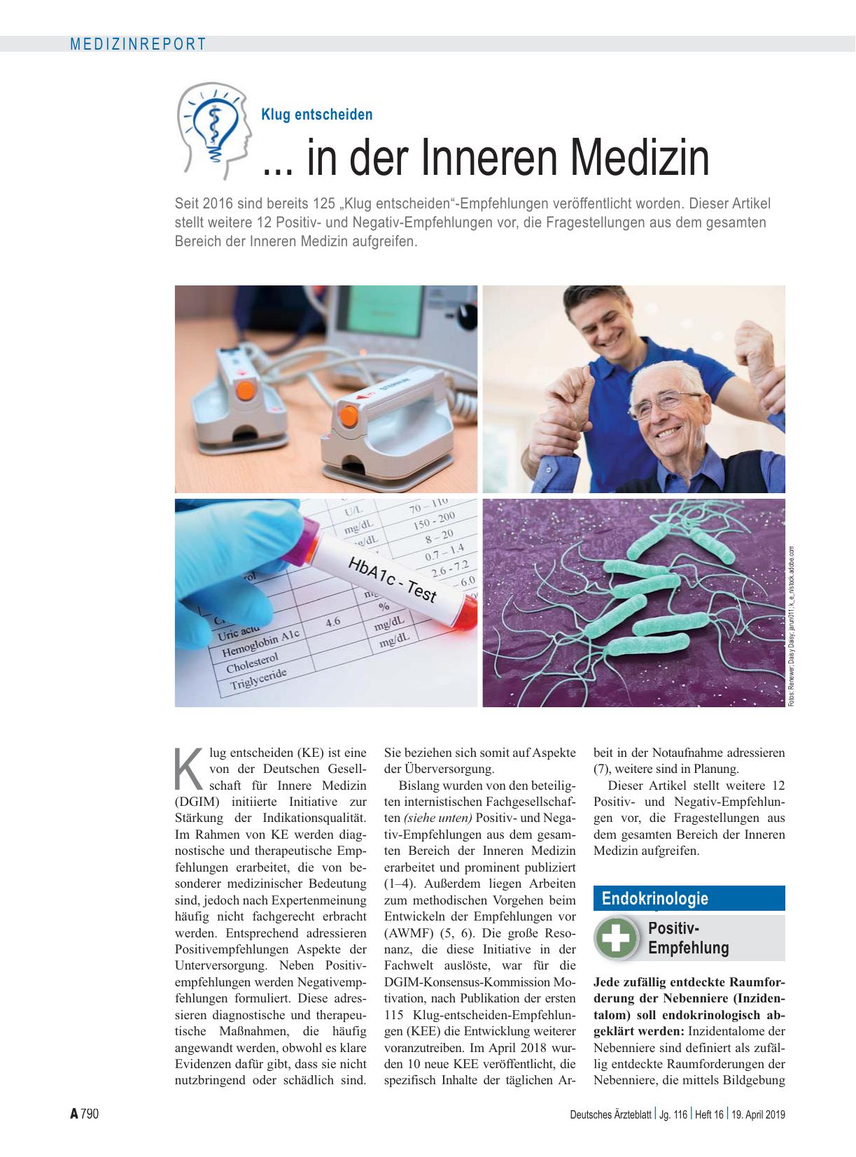 Vorschauseite 1: Klug entscheiden: .. . in der Inneren Medizin