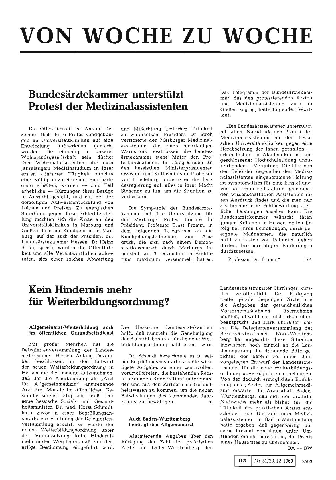 Vorschauseite 1: Kein Hindernis mehr für Weiterbildungsordnung?