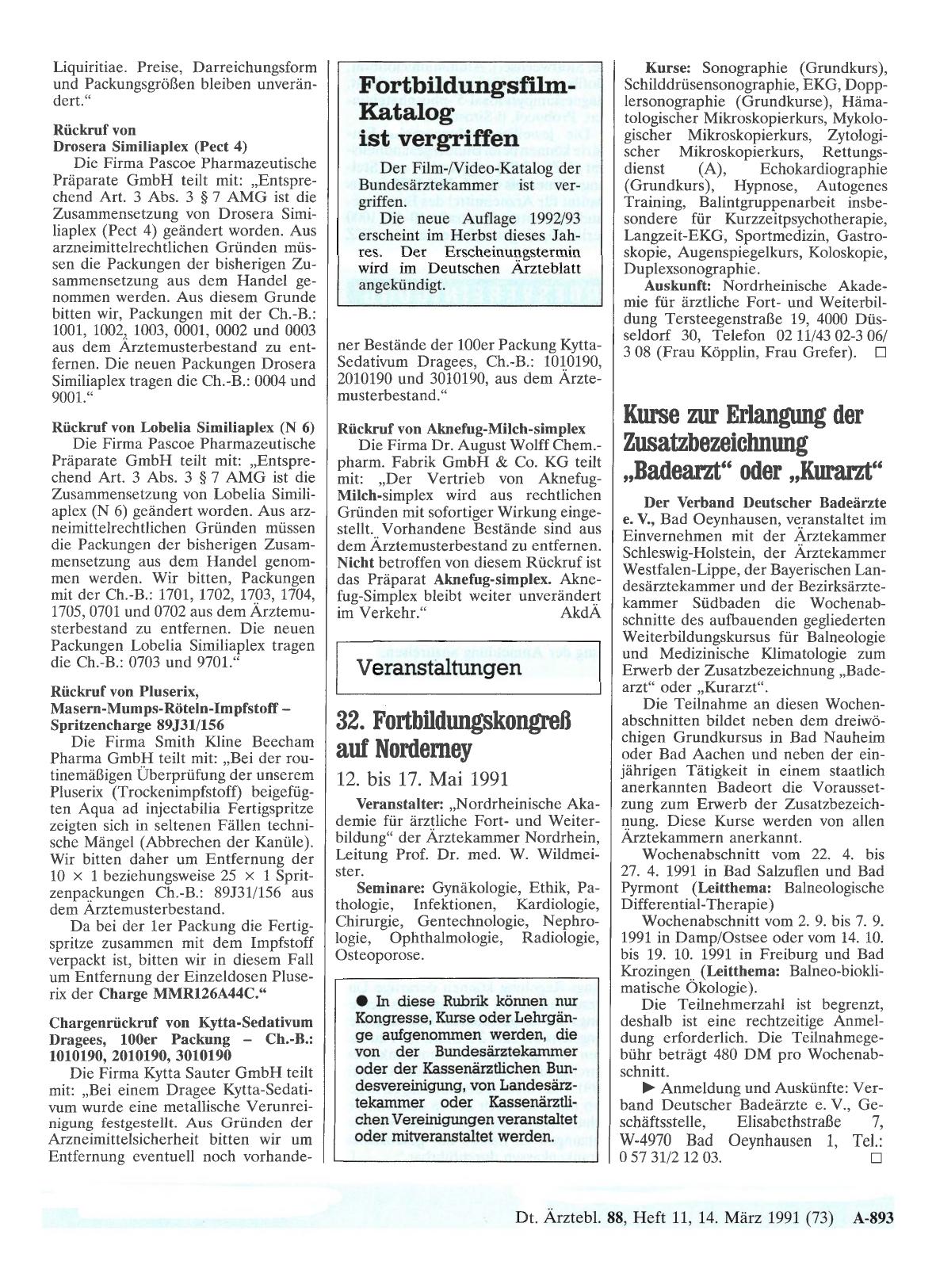 Vorschauseite 1: Veranstaltungen