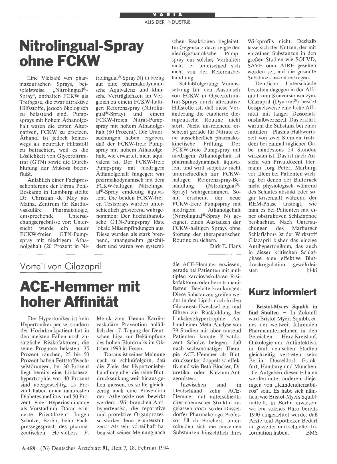Vorschauseite 1: Nitrolingual-Spray ohne FCKW