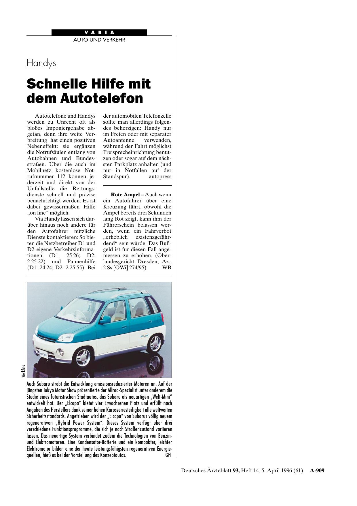 Vorschauseite 1: Rote Ampel
