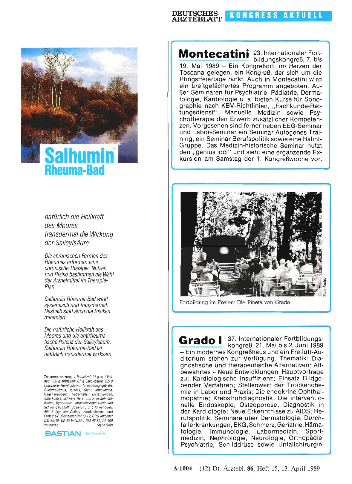 Vorschauseite 1: Fortbildung mit der Bundesärztekammer