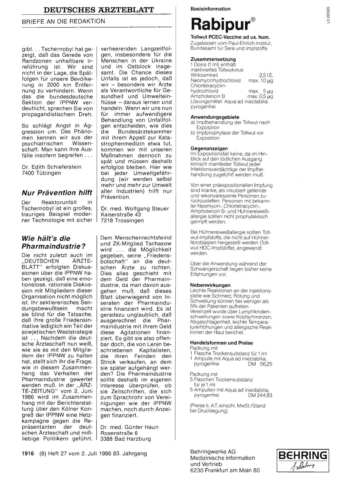 Vorschauseite 1: ATOMKRIEG: Nur Prävention hilft