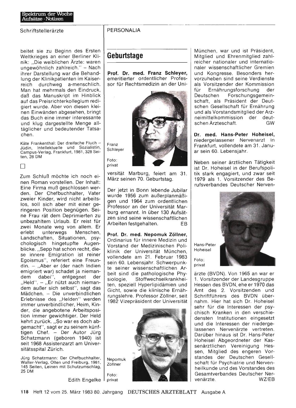 Vorschauseite 1: Geburtstage