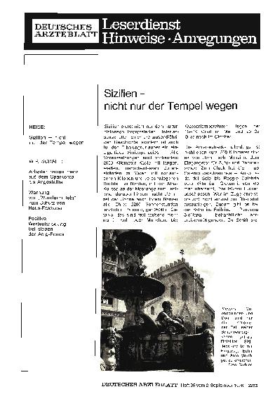 Vorschauseite 1: Sizilien — nicht nur der Tempel wegen