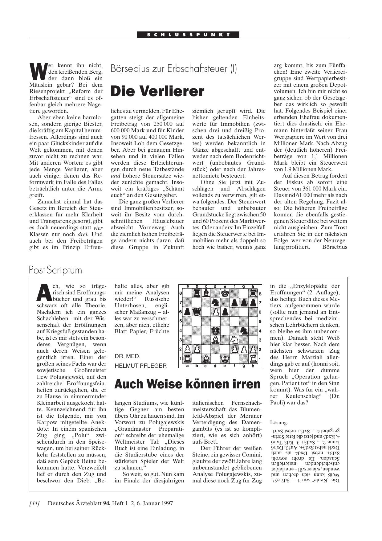 Vorschauseite 1: Auch Weise können irren