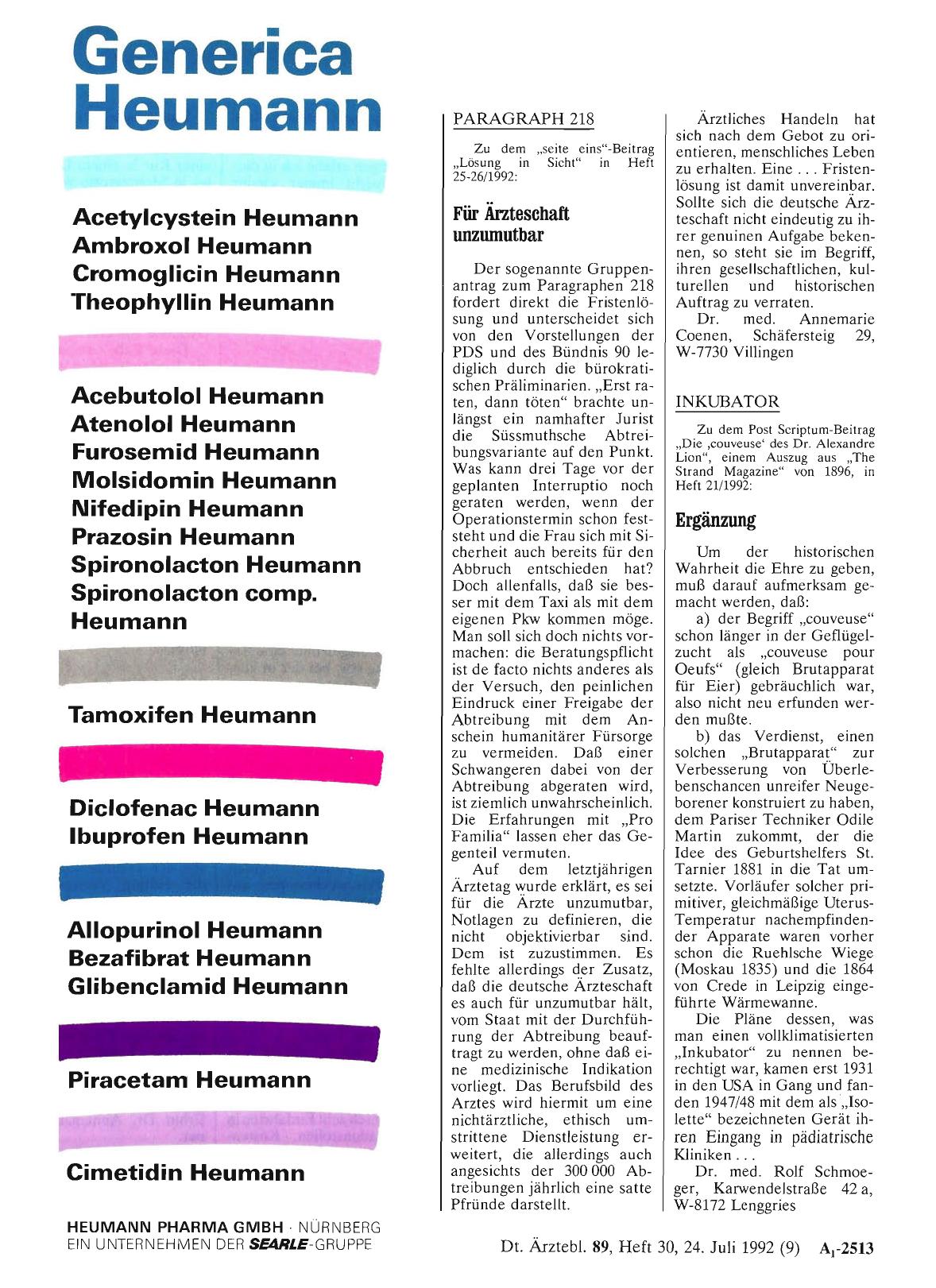 Vorschauseite 1: INKUBATOR: Ergänzung