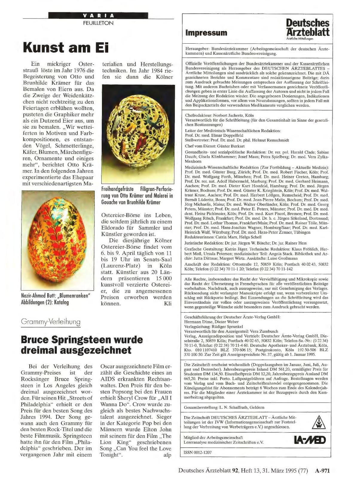 Vorschauseite 1: Kunst am Ei