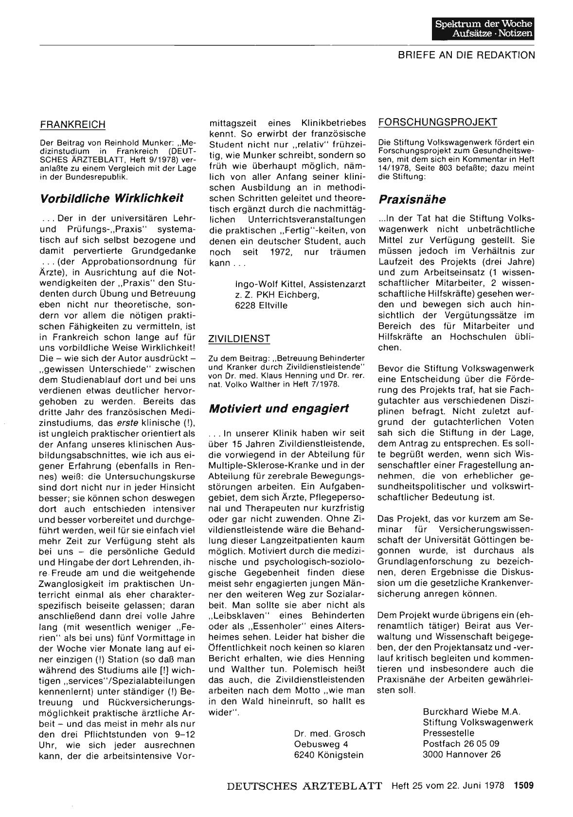 Vorschauseite 1: ZIVILDIENST: Motiviert und engagiert